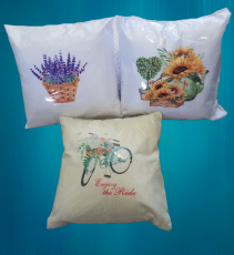 Flower décor pillows