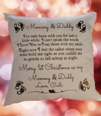 Décor pillow for parents