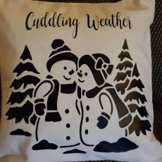 Snowman pillow